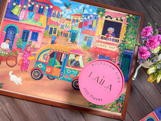 RICKSHAW RIDE | Artist: Asma Jamali (500)