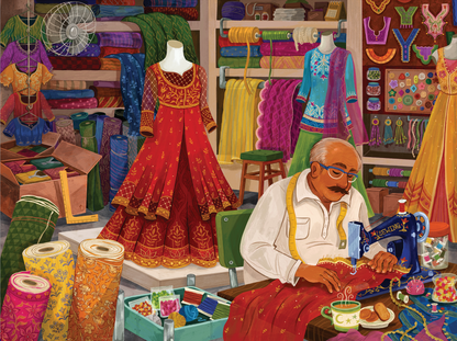 THE TAILOR'S SHOP (1000) | Artist: Anoosha Syed