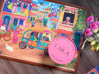 RICKSHAW RIDE | Artist: Asma Jamali (500)