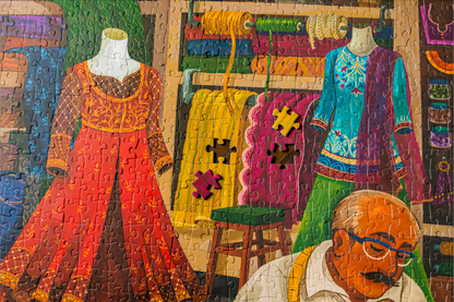 THE TAILOR'S SHOP (1000) | Artist: Anoosha Syed