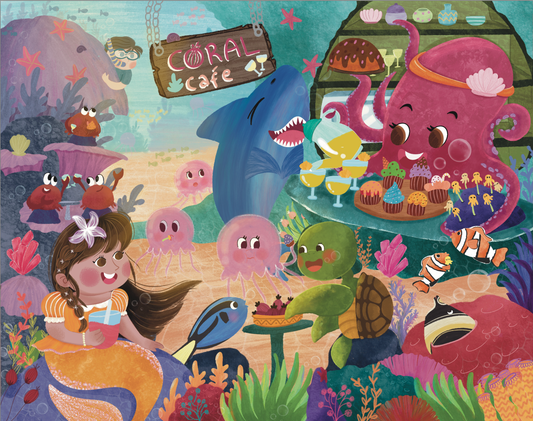 CORAL CAFÉ | Artist: Ghina Wilma FA